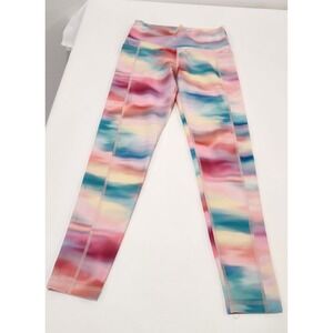 DSG Sz M 10/12 Girl's  Performance High Rise Leggings Activewear Packets Tie-dye